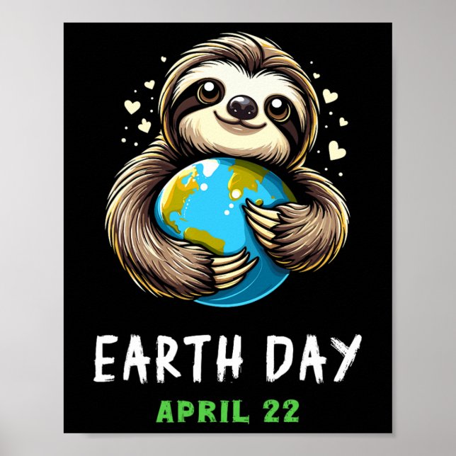 Der Niedliche Sonnentag der Erde Poster (Vorne)