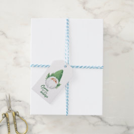 Der niedliche Weihnachtsmann für die Ferien Geschenkanhänger