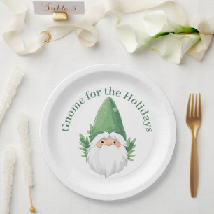 Der niedliche Weihnachtsmann für die Ferien Pappteller