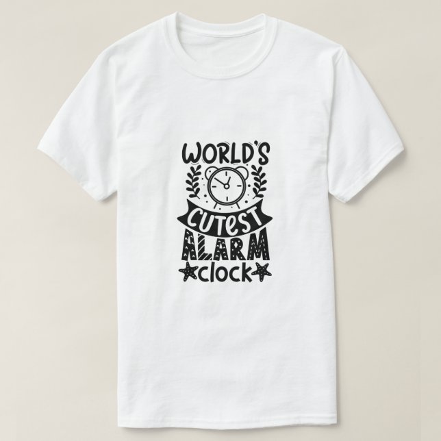 Der niedlichste Wecker der Welt - 01 T-Shirt (Design vorne)