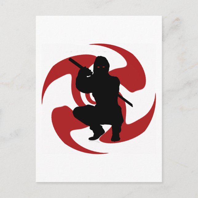DER NINJA TONE POSTKARTE (Vorderseite)