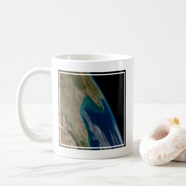 Der nördliche Golf von Mexiko. Kaffeetasse (Mit Donut)