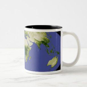 Der normalisierte Unterschied-Vegetations-Index Zweifarbige Tasse