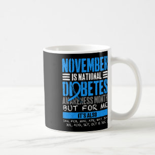 Der November ist der Monat des Blauen Bewusstseins Kaffeetasse