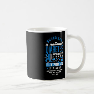 Der November ist der Monat T1D, in dem das nationa Kaffeetasse