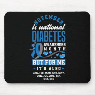 Der November ist der Monat T1d, in dem das nationa Mousepad