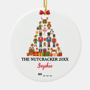 Der Nussknacker Benutzerdefinierte Ballettrôle Wei Keramik Ornament