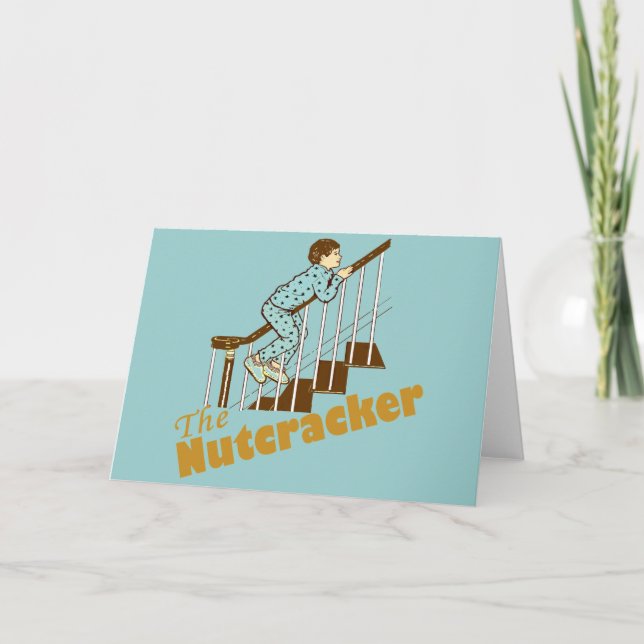 Der Nussknacker Feiertagskarte (Vorderseite)