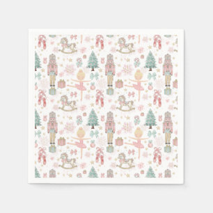 Der Nussknacker Pink Christmas Ballett 1. Geburtst Serviette