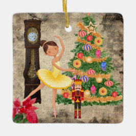 Der Nutcracker Claire und die Nutcracker Weihnacht Keramikornament