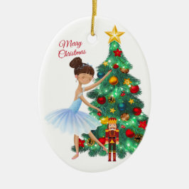 Der Nutcracker Clara und die Nutcracker Weihnachte Keramik Ornament