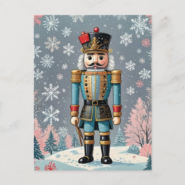 Der Nutcracker, der Winter Postkarte (Vorderseite)