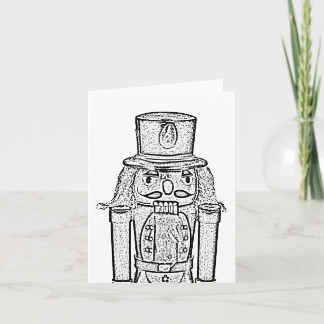 Der Nutcracker Feiertagskarte (Vorderseite)