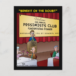 "Der Nutzen des Zweifels" Postkarte