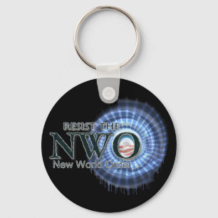 Der NWO widerstehen Schlüsselanhänger