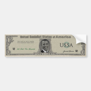 Der obama-Dollar Autoaufkleber