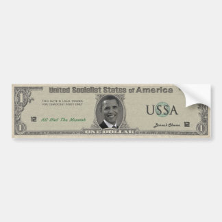 Der obama-Dollar Autoaufkleber