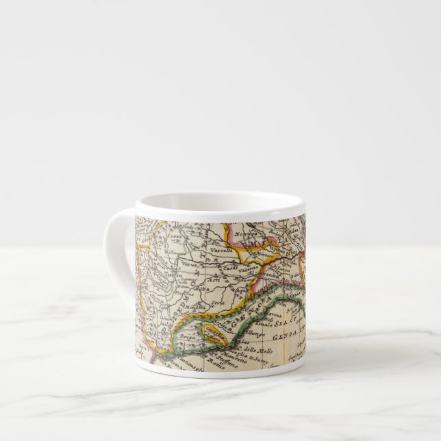 Der obere Teil von Italien Espressotasse (Vorderseite Links)