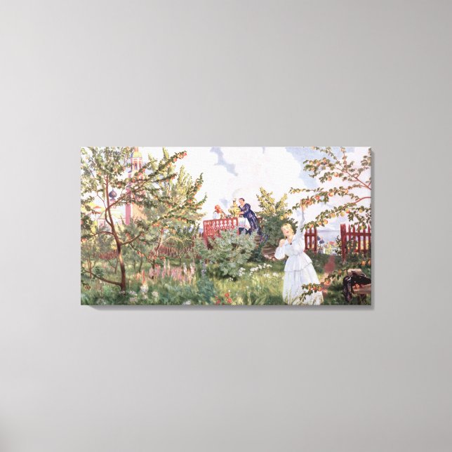 Der Obstgarten 1918 Leinwanddruck (Vorderseite)