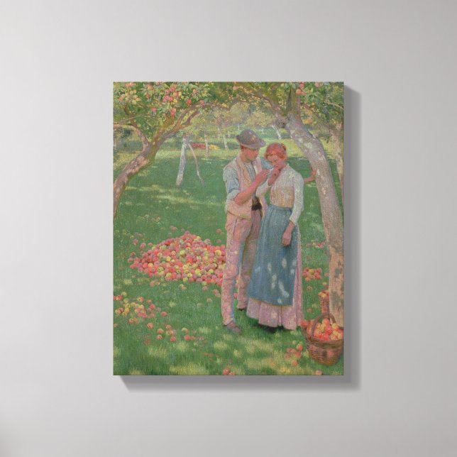Der Obstgarten Leinwanddruck (Vorderseite)