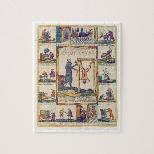 Der Ochse zieht es vor, ein Metzger, Russe, spät (Vertikal)