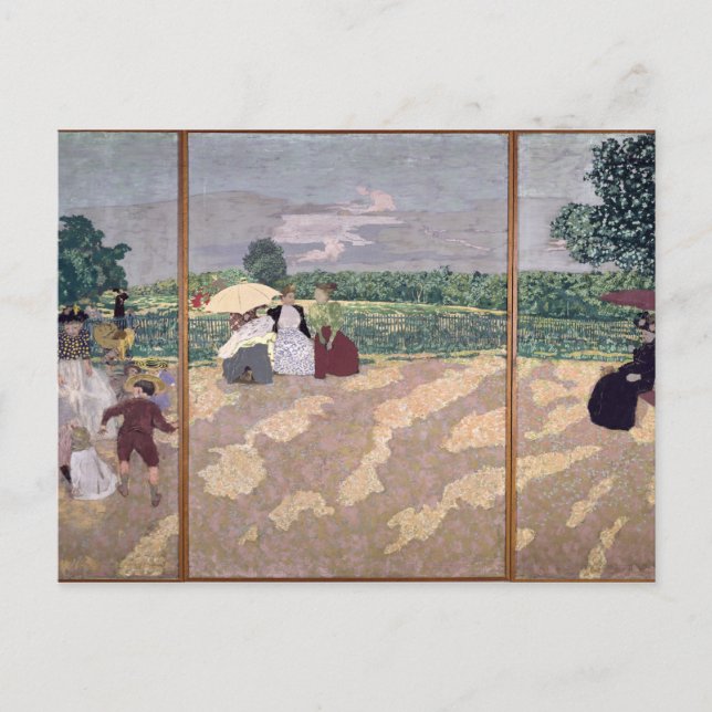 Der öffentliche Garten Postkarte (Vorderseite)