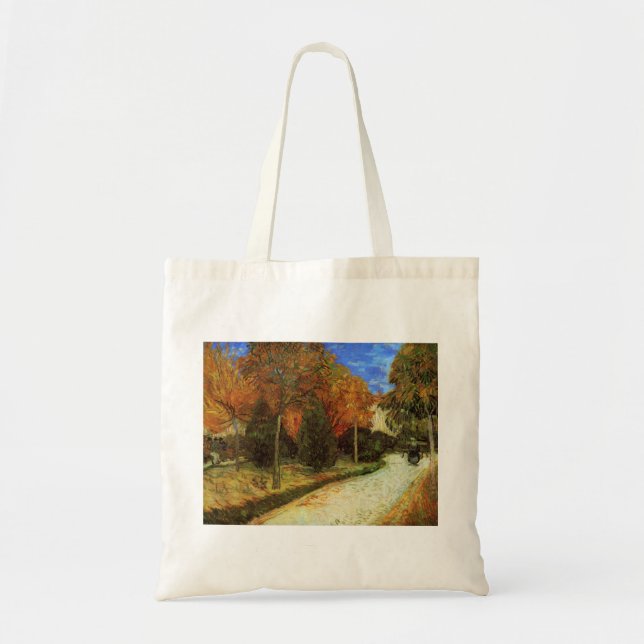 Der öffentliche Park in Arles von Vincent van Gogh Tragetasche (Vorne)