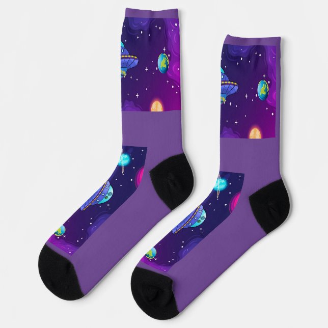 Der Offizielle "Bengleton: Aus dieser Welt Socken (Linkes Detail)