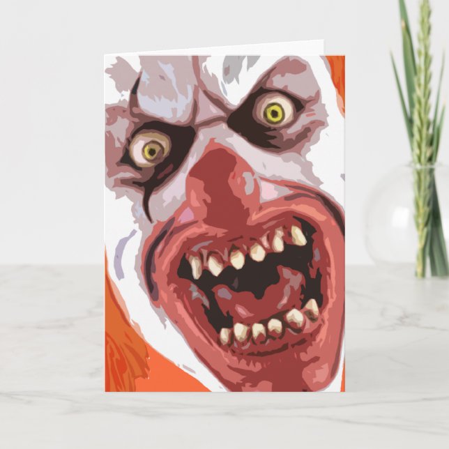 Der Offizielle Macabre Clown - Herr Creepy- Karte (Vorderseite)