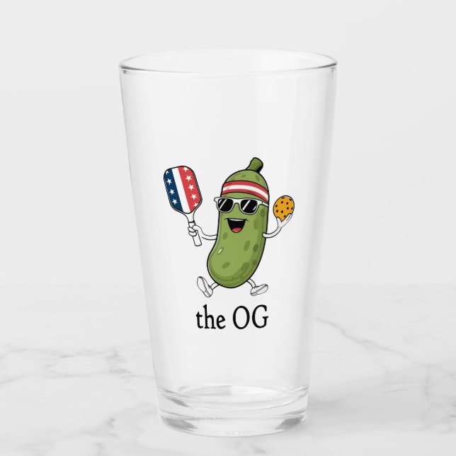 Der OG-Pickleballer Glas (Vorderseite)