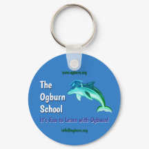 Der Ogburn-Schul-Delfin/Site-Links-Schlüsselanhäng