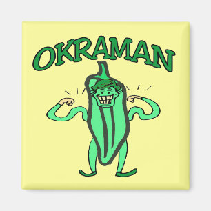 Der Okra-Mann Magnet