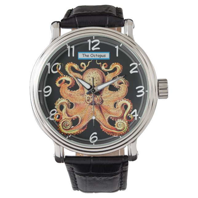 Der Oktopus Armbanduhr (Vorderseite)