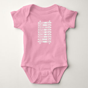 Der Ol Maine Signpost-Baby-Anzug Baby Strampler
