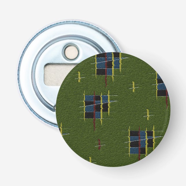 Der Olive Branch Button Flaschenöffner (Vorderseite)
