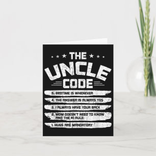 Der Onkel-Code Karte