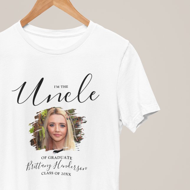 Der Onkel | Graduate Foto T - Shirt (Von Creator hochgeladen)