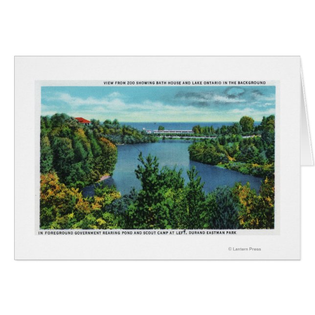 Der Ontariosee & Durand Eastman Park (Vorderseite (Horizontal))