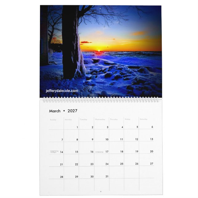 Der Ontariosee-Kalender Kalender (Mär 2027)