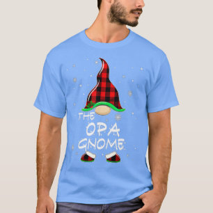 Der Opa Gnome Buffalo Kariert Matching Family Chri T-Shirt
