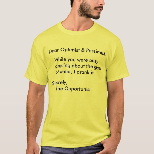 Der opportunistische T - Shirt (Vorderseite)