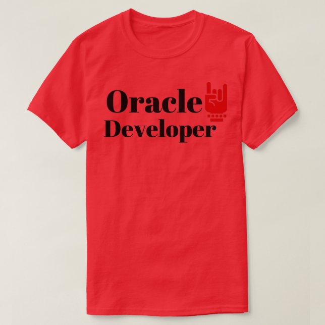 Der Oracle-Entwickler T-Shirt (Design vorne)