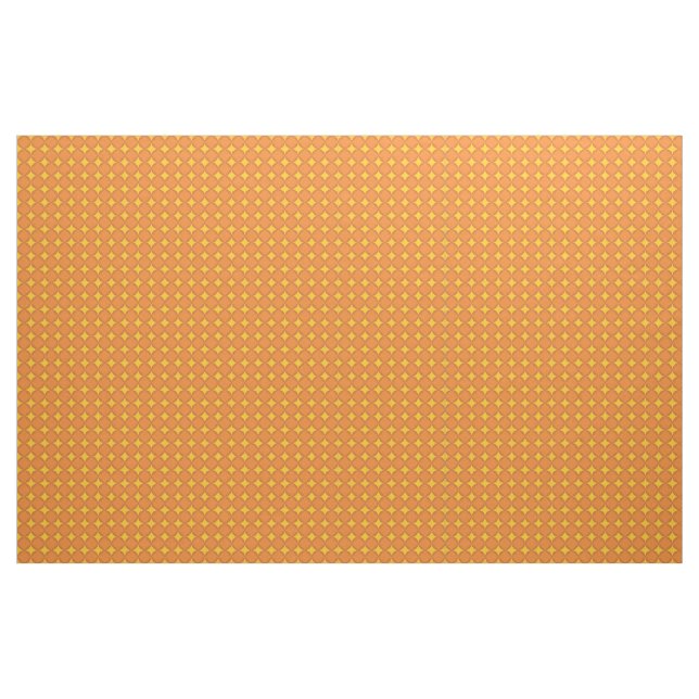 Der Orange 70er Jahre-Stilkreis Stoff (Yard (91,4 cm))