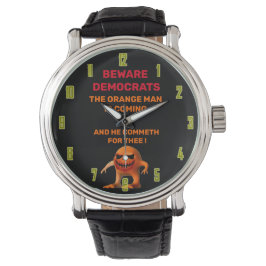 DER ORANGE ARMBANDUHR
