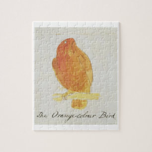 Der orange Farbvogel, von 'sechzehn Zeichnungen