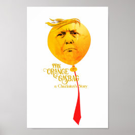 Der orangefarbene Gasbag Poster