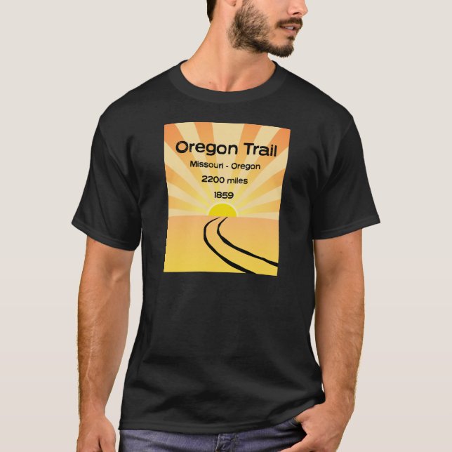 Der Oregon Trail T-Shirt (Vorderseite)