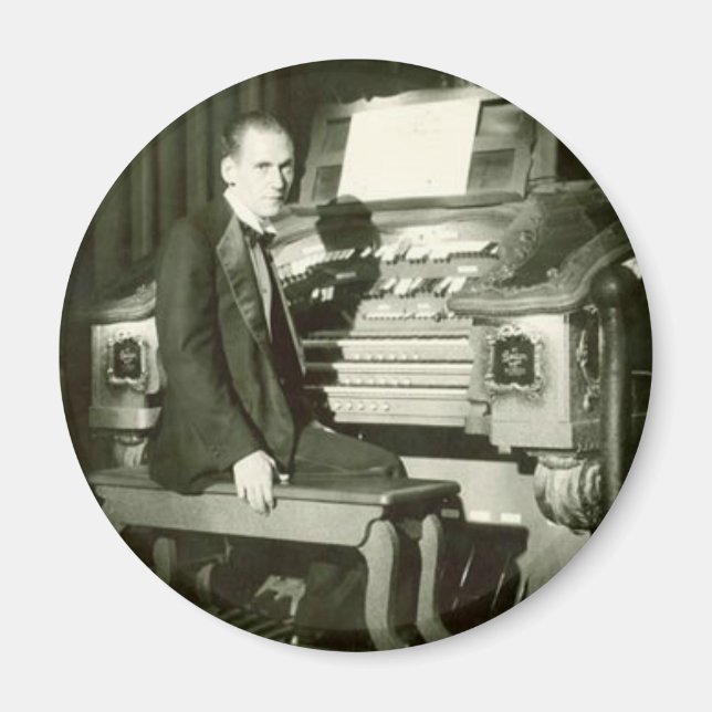 Der Organspieler Magnet (Vorne)