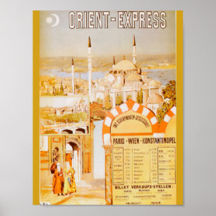 Der Orient-Express von Paris Poster