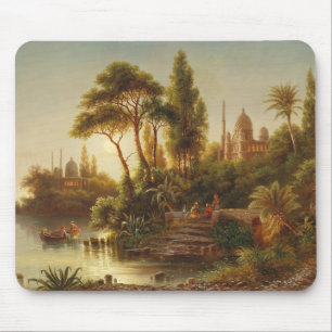 Der Orient im Abend Licht - Albert Rieger Mousepad
